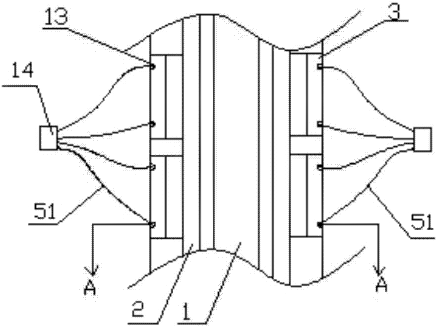 Blast furnace iron hook with water-cooling devices