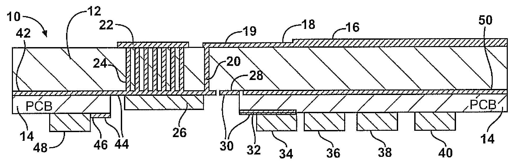 Butler matrix for 3D integrated RF front-ends