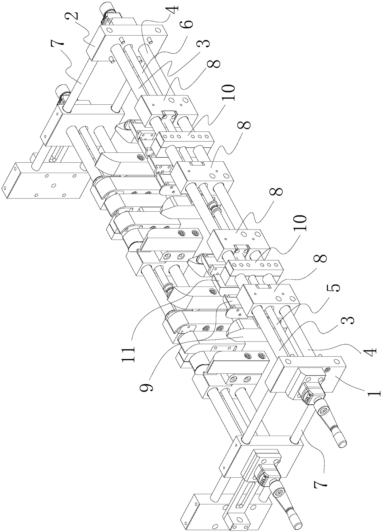 Forming mould for carton extrusion molding