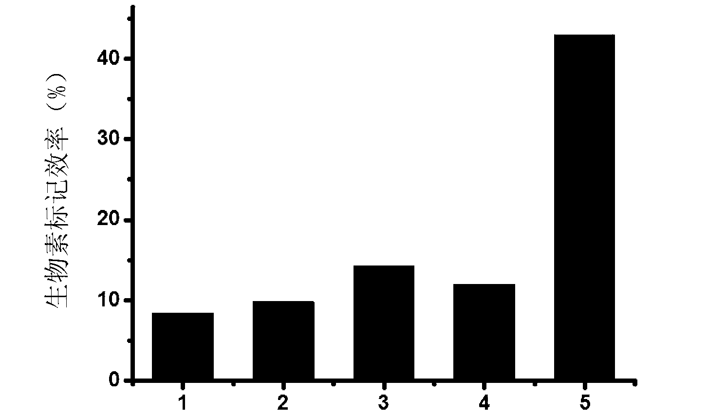 Method for performing 3' end biotin labeling on DNA fragments