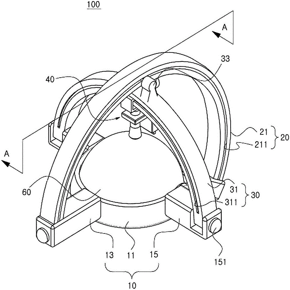 Helmet-type low-intensity focused ultrasound stimulation device and system