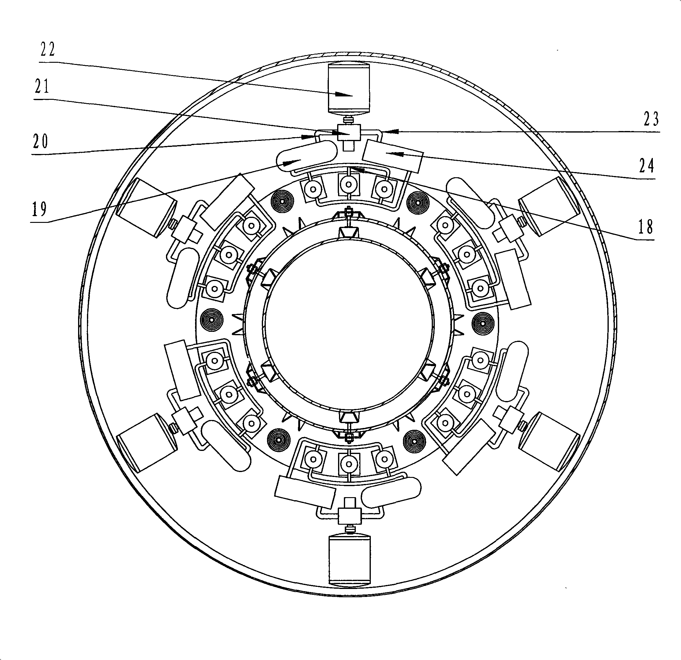 Floating type sea wave power station