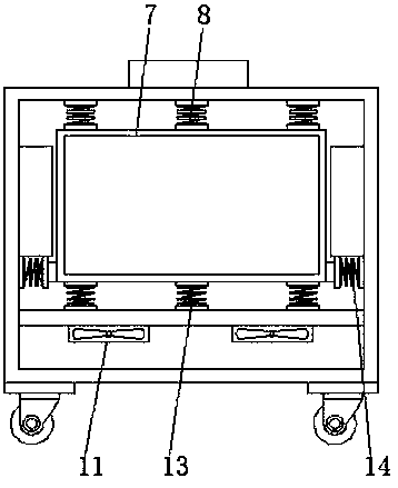 Dustproof computer case convenient for heat dissipation