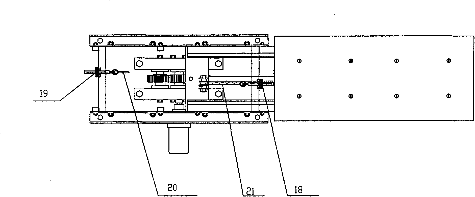 Light bidirectional fork for stacker