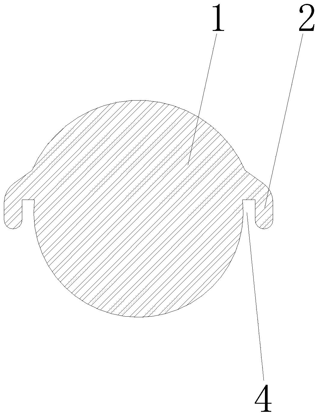 Tightly-clamping anti-loose condenser spacer