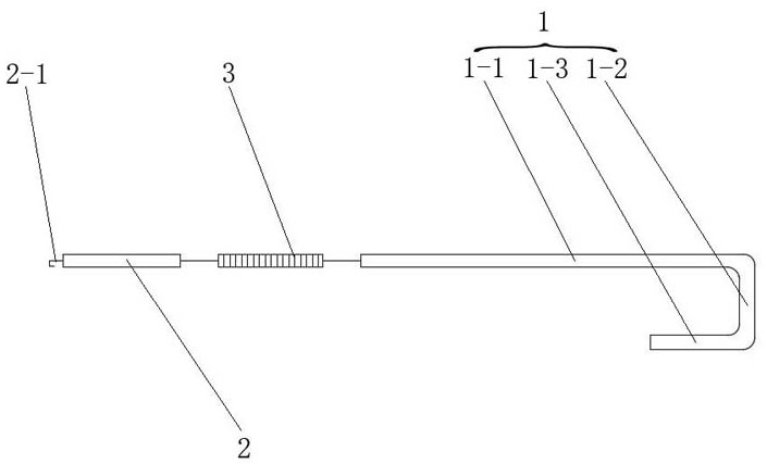 Lymph node cleaning hook and cleaning auxiliary device for breast-conserving surgery