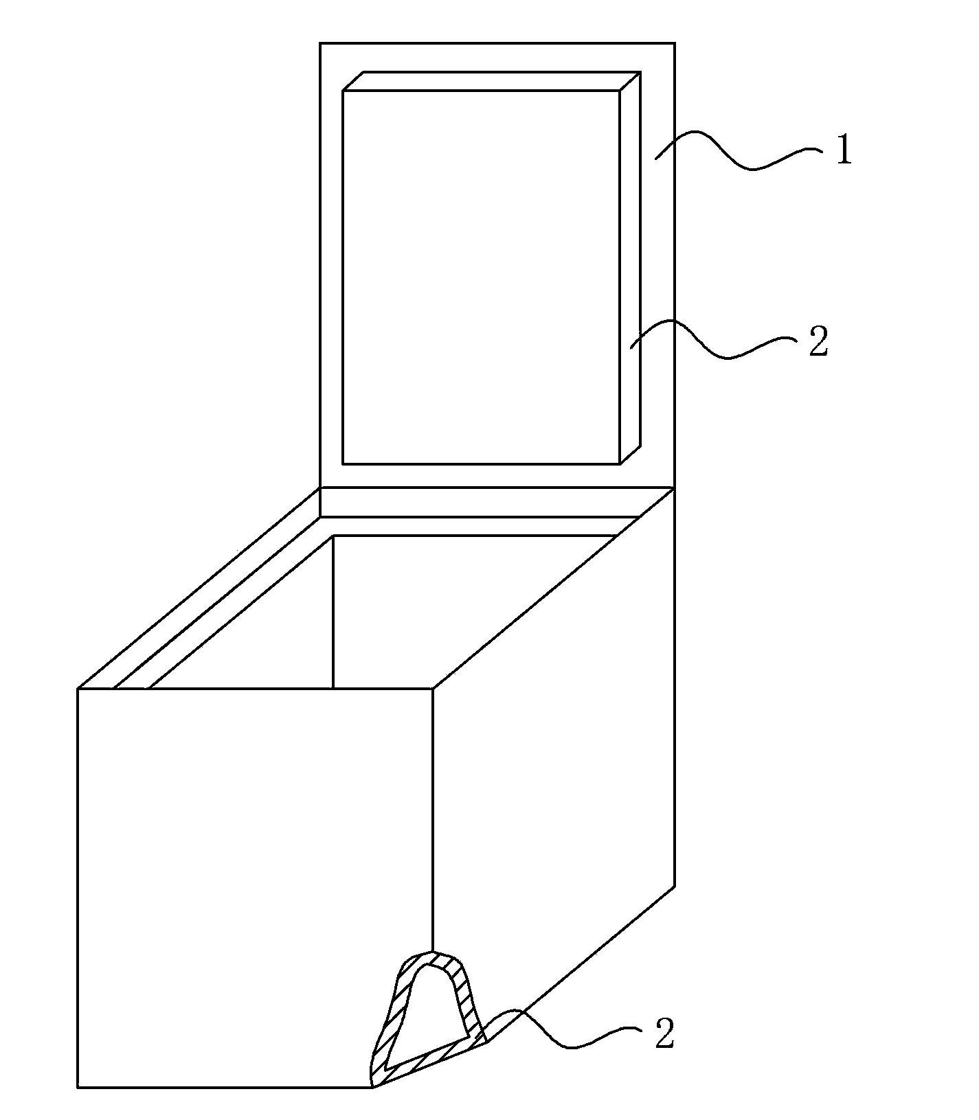 An expandable polyethylene packing box