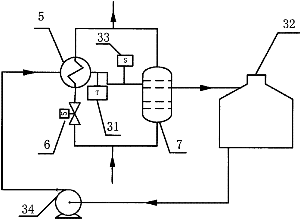 Ice slurry making system with variable evaporation area