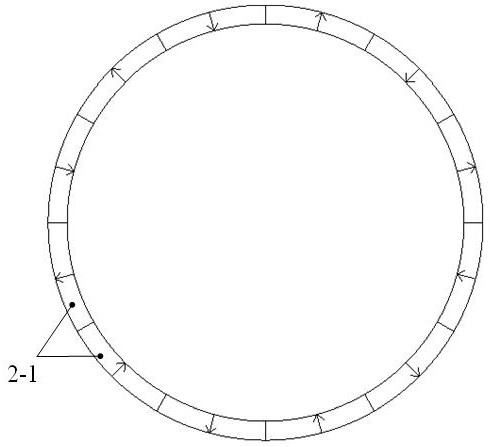 Stator short-distance separation type motor structure