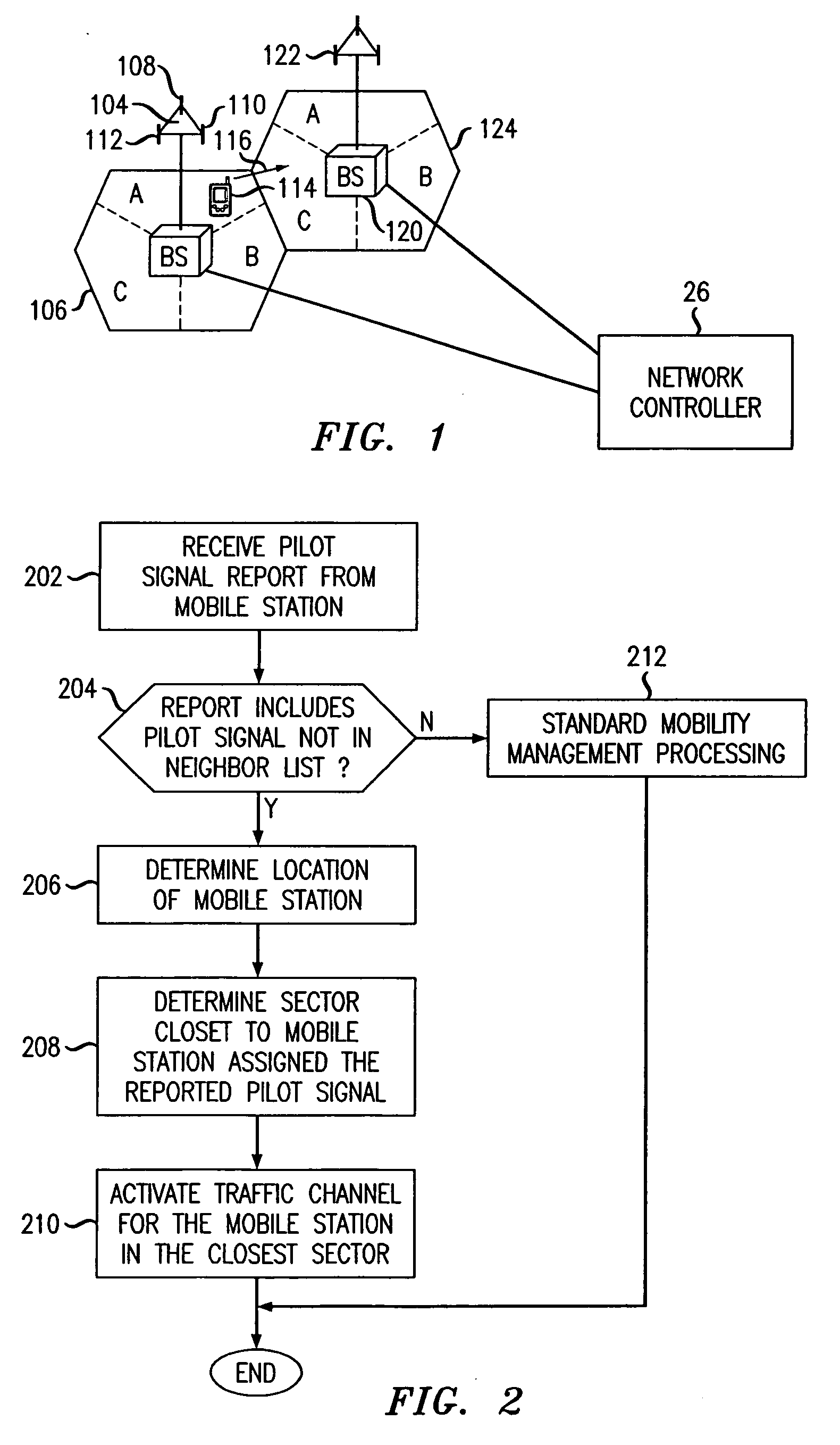 Method and apparatus for handoff in a wireless network