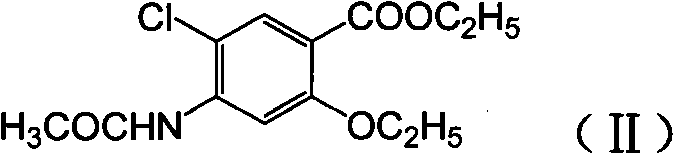 Novel synthesis method and intermediate for 2-ethoxy-4-amino-5-chlorobenzoic acid