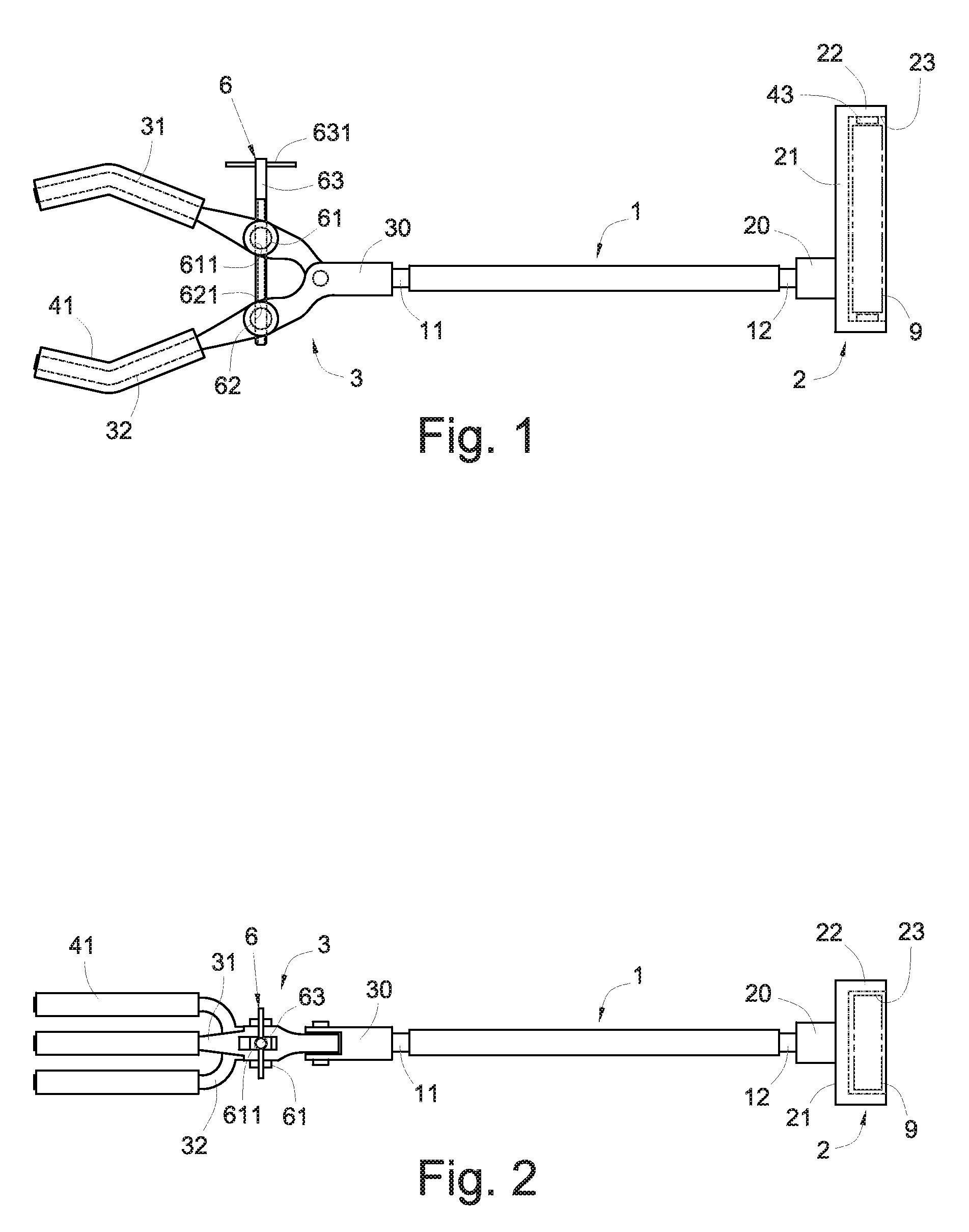 Positioning device working with fixer for handheld, portable, mobile device