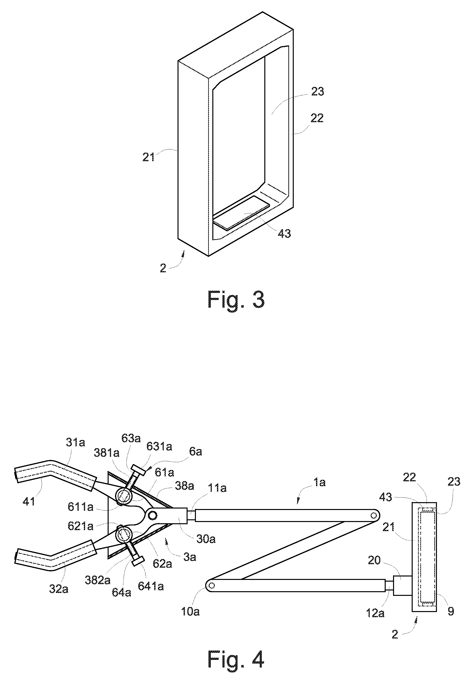 Positioning device working with fixer for handheld, portable, mobile device