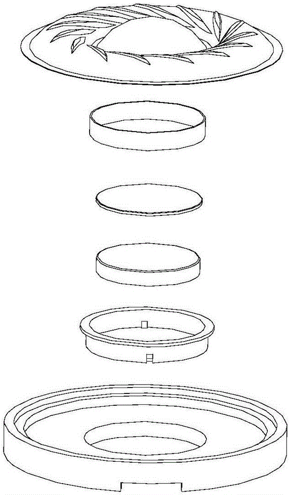 Loudspeaker magnetic circuit structure and assembling method thereof