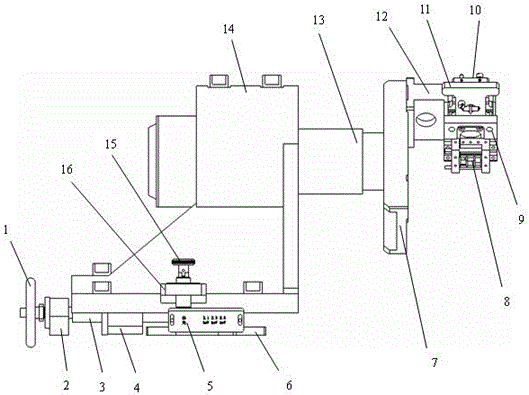 Double-crystal monochromator crystal switching mechanism