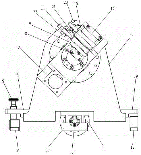 Double-crystal monochromator crystal switching mechanism