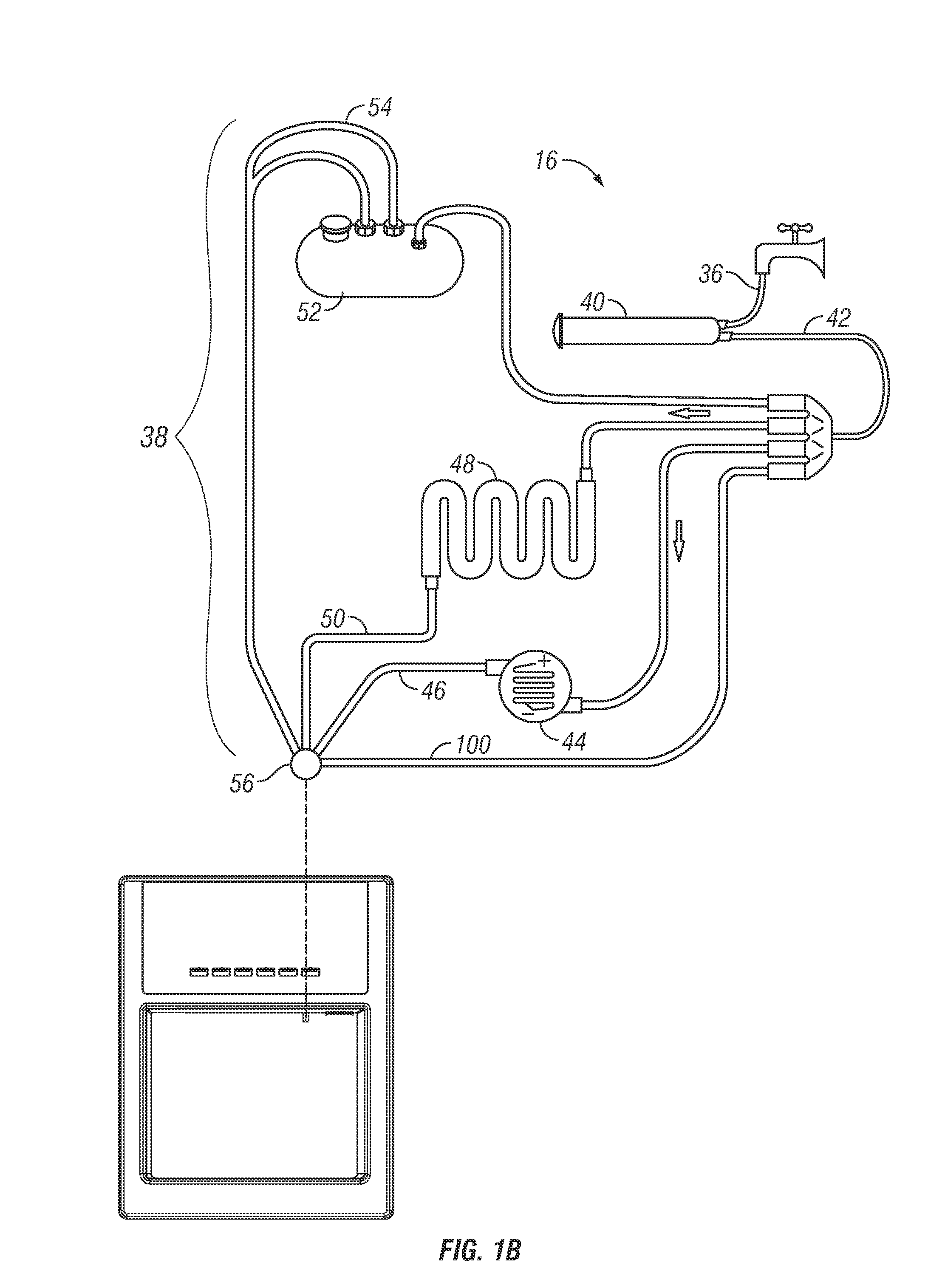 Beverage system architectures for refrigerators