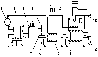 Ancient architecture repairing grey tile firing process and system