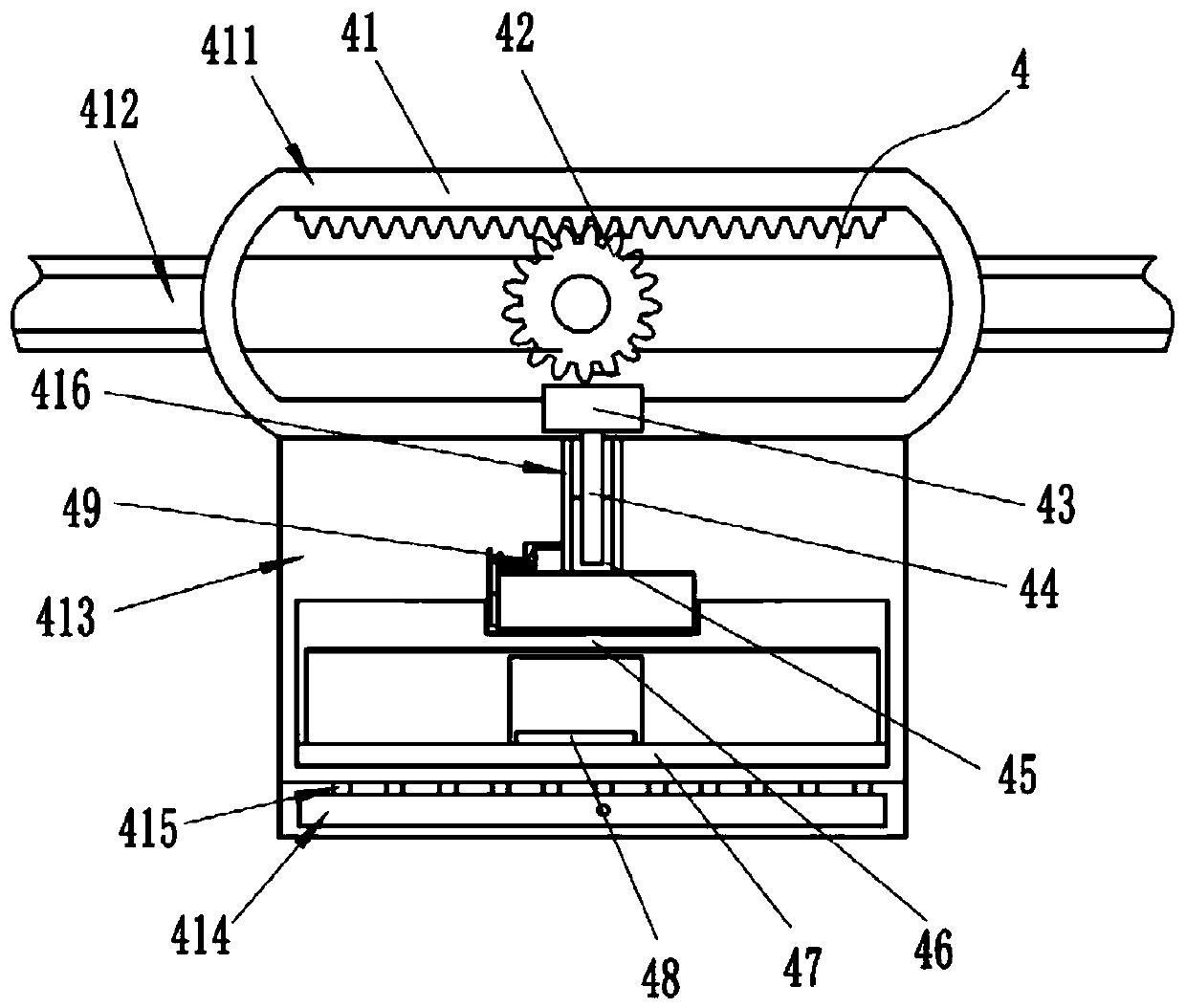 Cloth ironing device for garment production