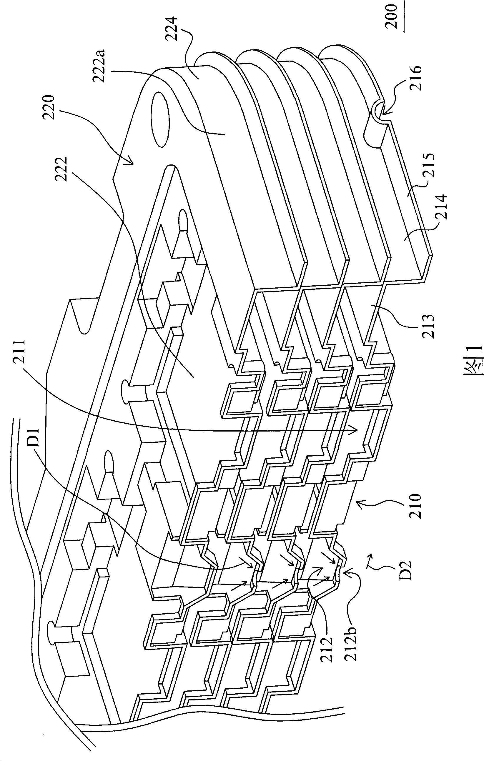 Bearing pallet stack structure and bearing pallet