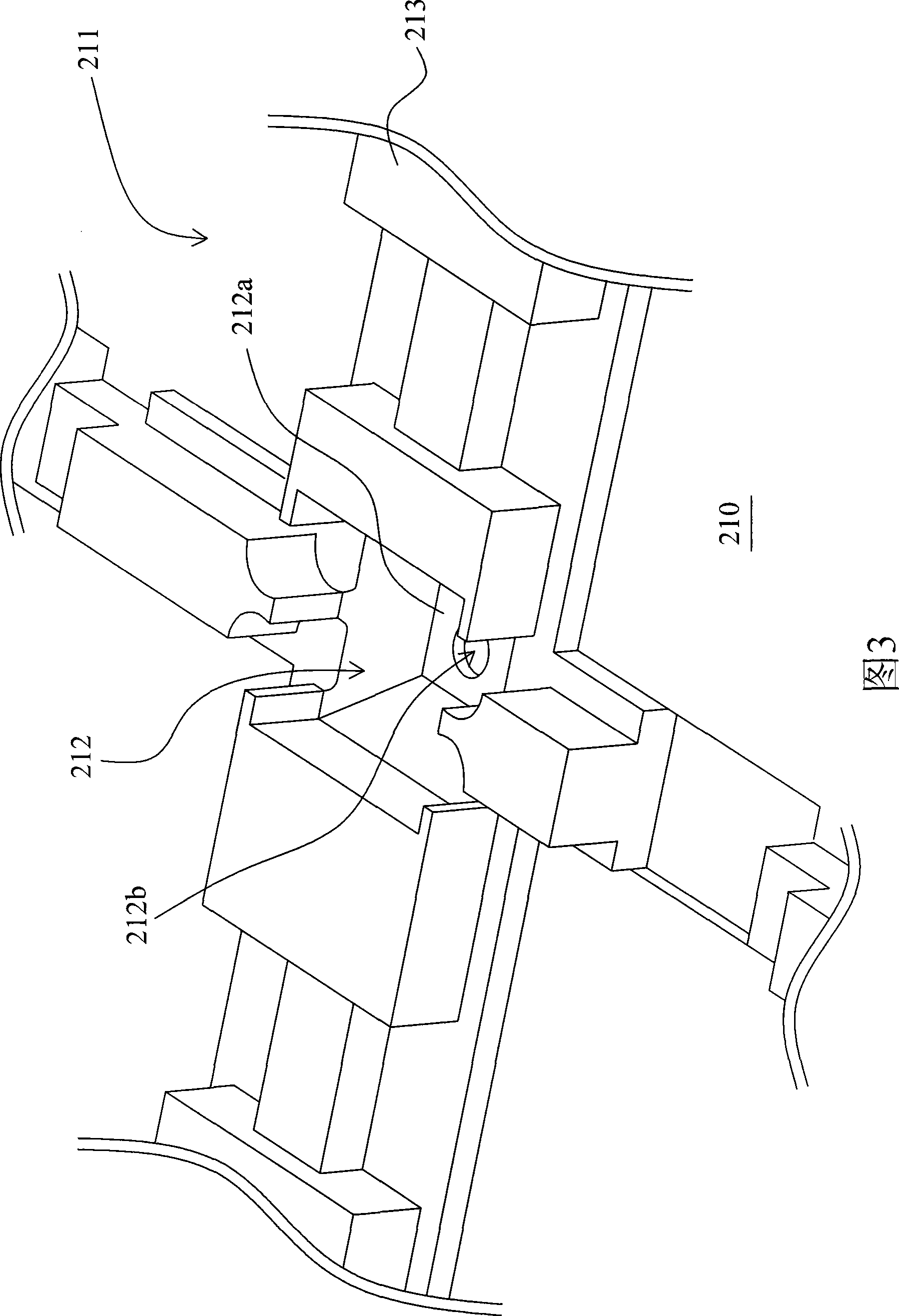 Bearing pallet stack structure and bearing pallet