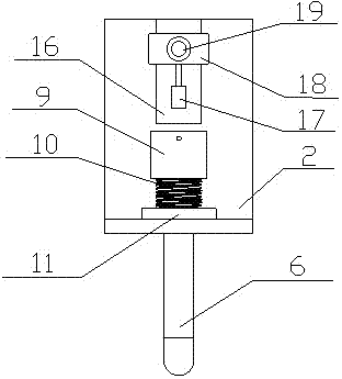 Railway traction power supply line swing arm type patrolling mobile robot