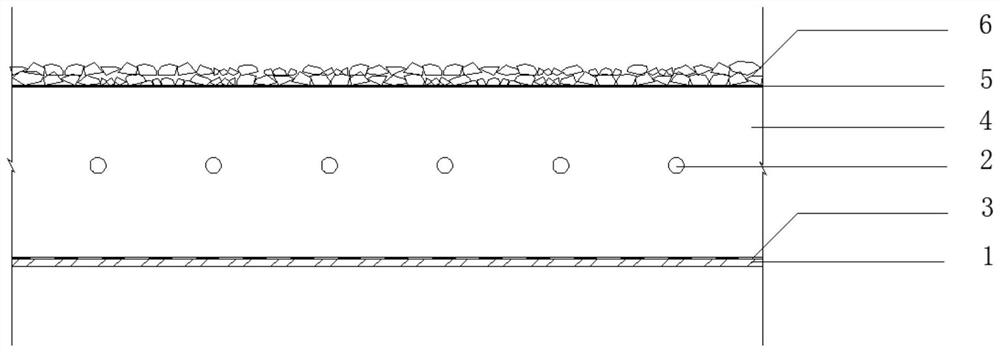 Composite resin concrete steel bridge deck pavement structure and construction method thereof