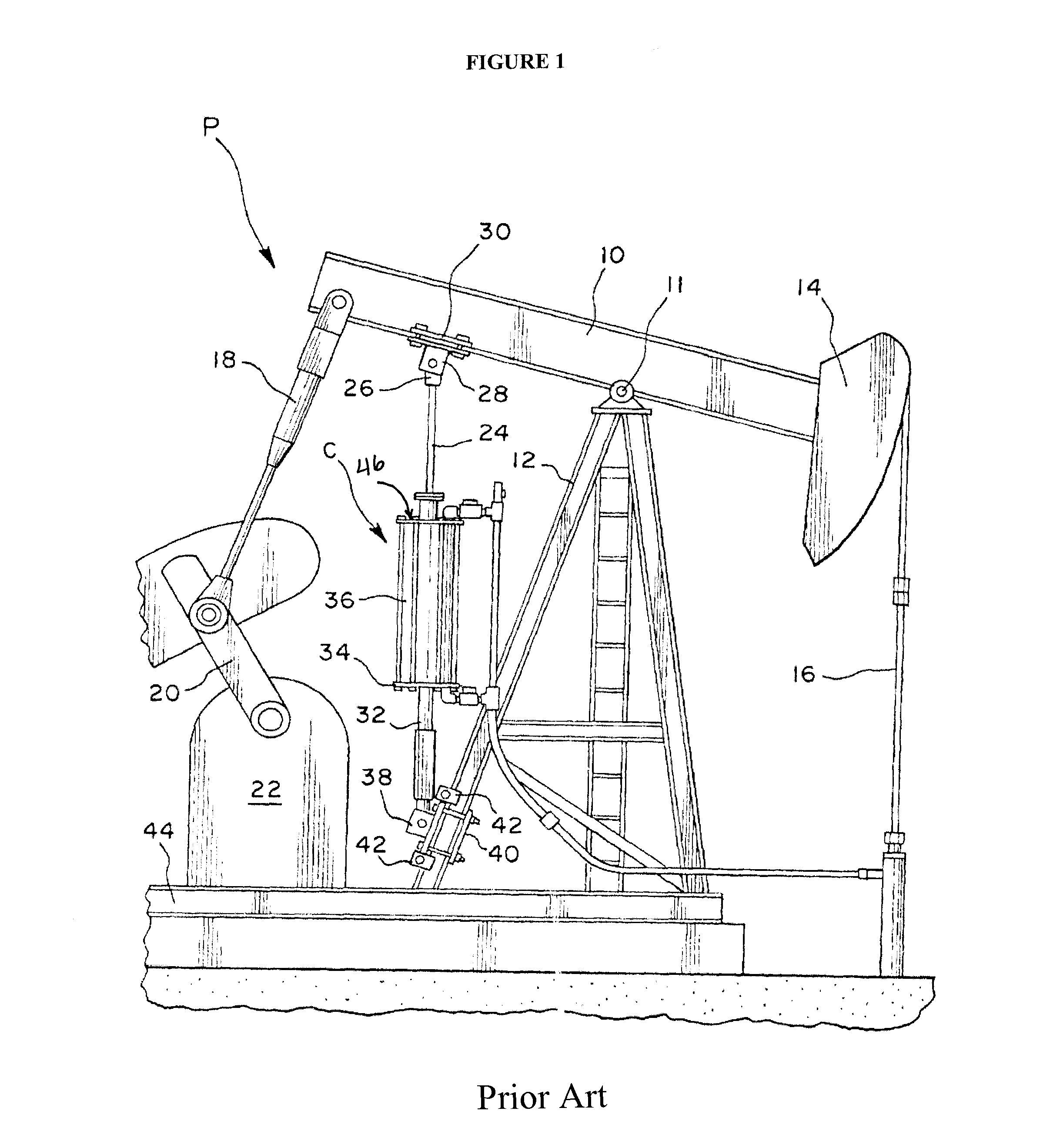 Stuffing box for walking beam compressor