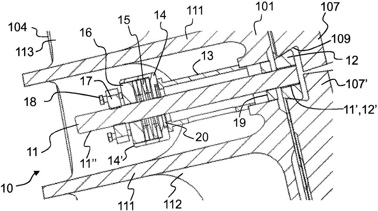 Locking member, locking device, jaw crusher, plant for processing mineral materials and method for adjusting tightness of wear-resistant parts