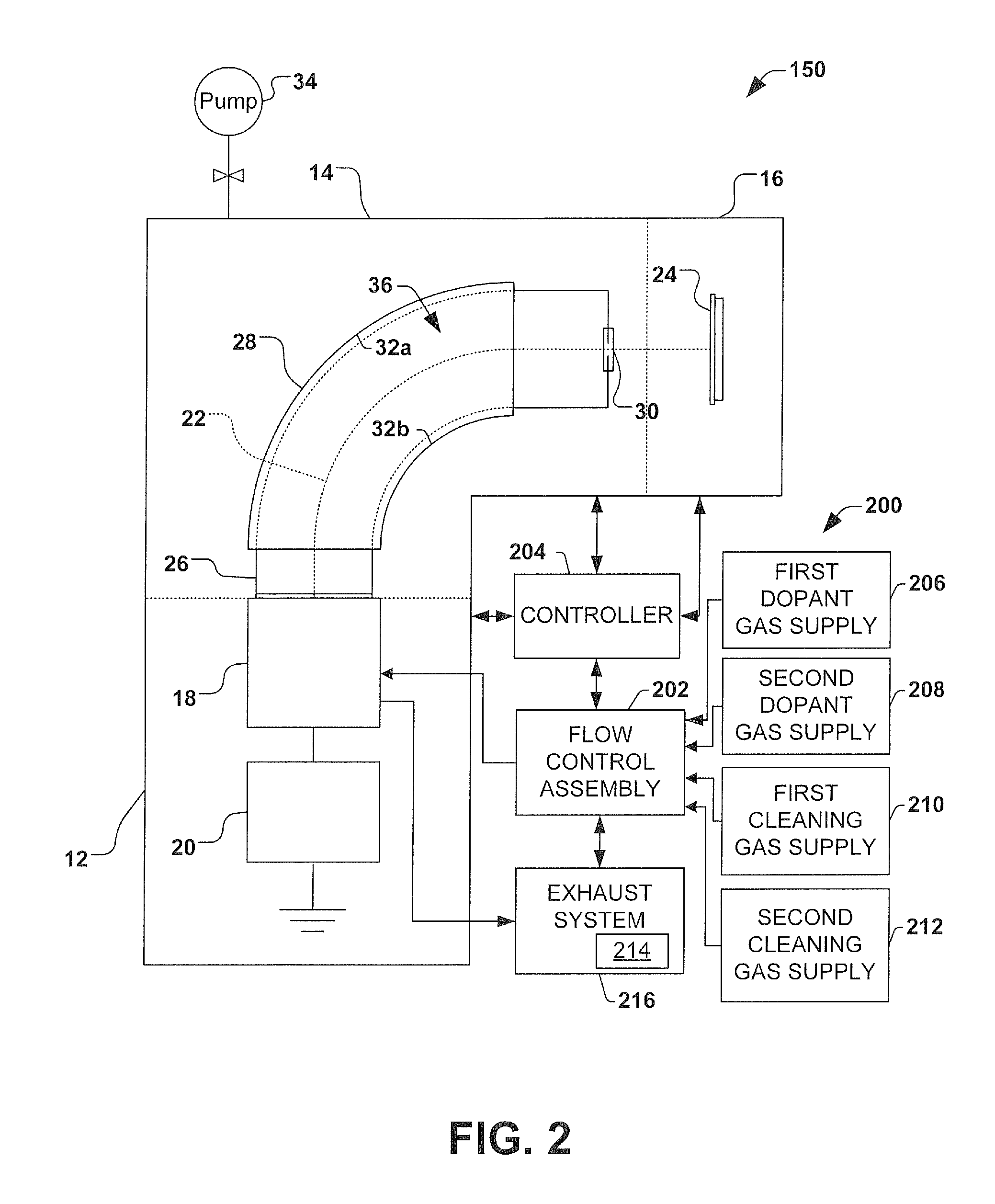 Method and apparatus for cleaning residue from an ion source component