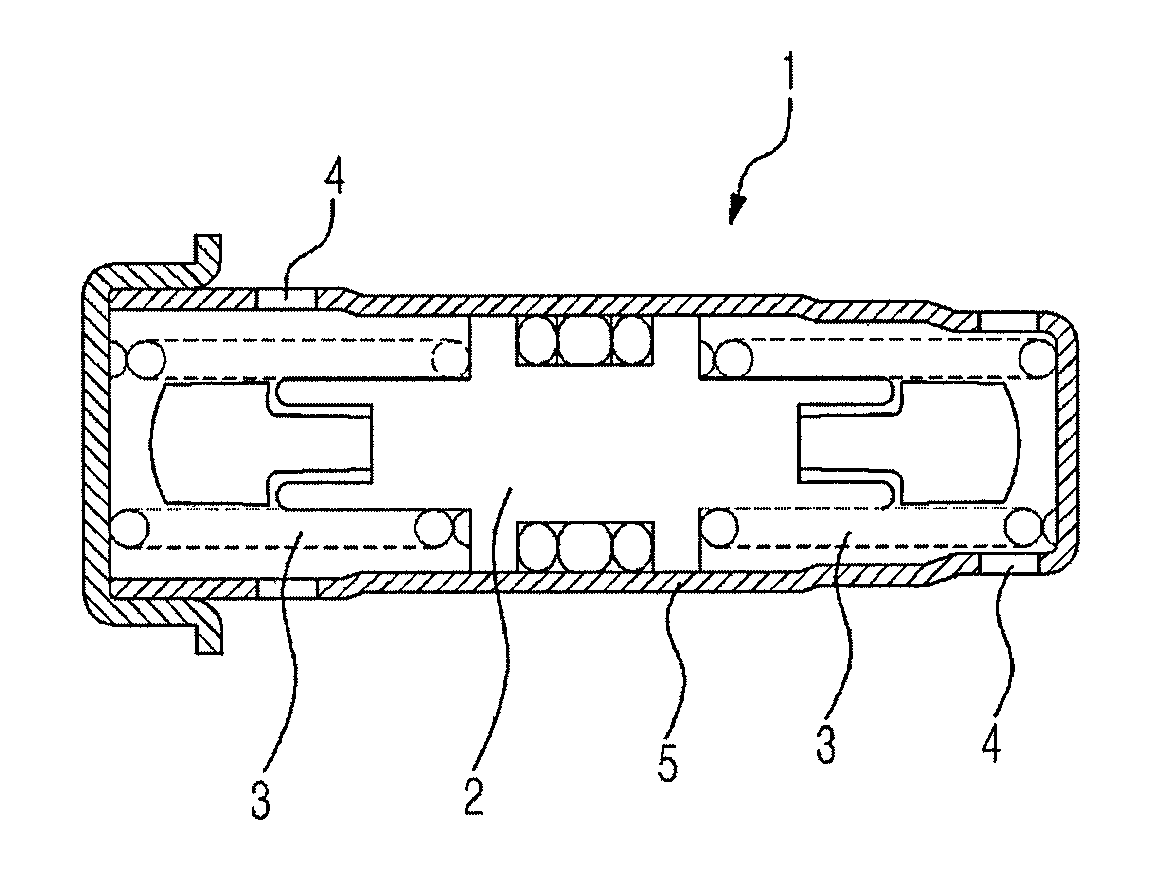 Pressure damping device for brake system