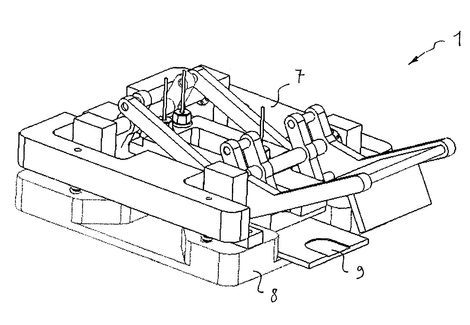 Device and Method for Fluidic Coupling of Fluidic Conduits to a Microfludic Chip, and Uncoupling Thereof