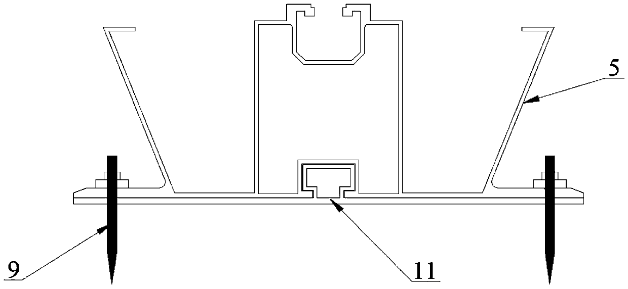 Waterproof system of photovoltaic shed assembly and waterproof photovoltaic shed