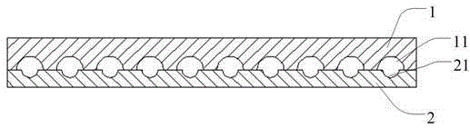 A sound-absorbing foam plastic board