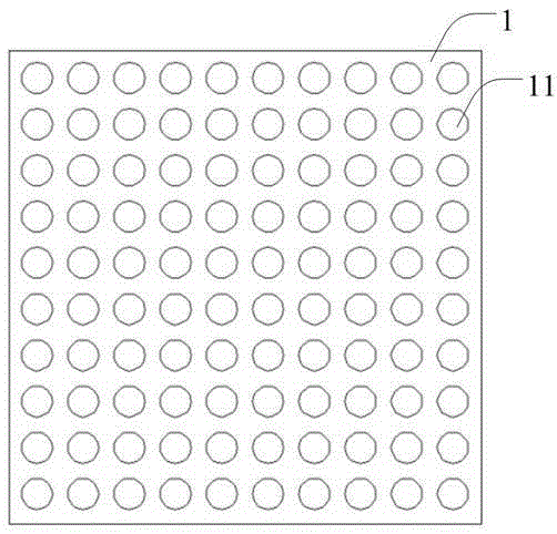 A sound-absorbing foam plastic board