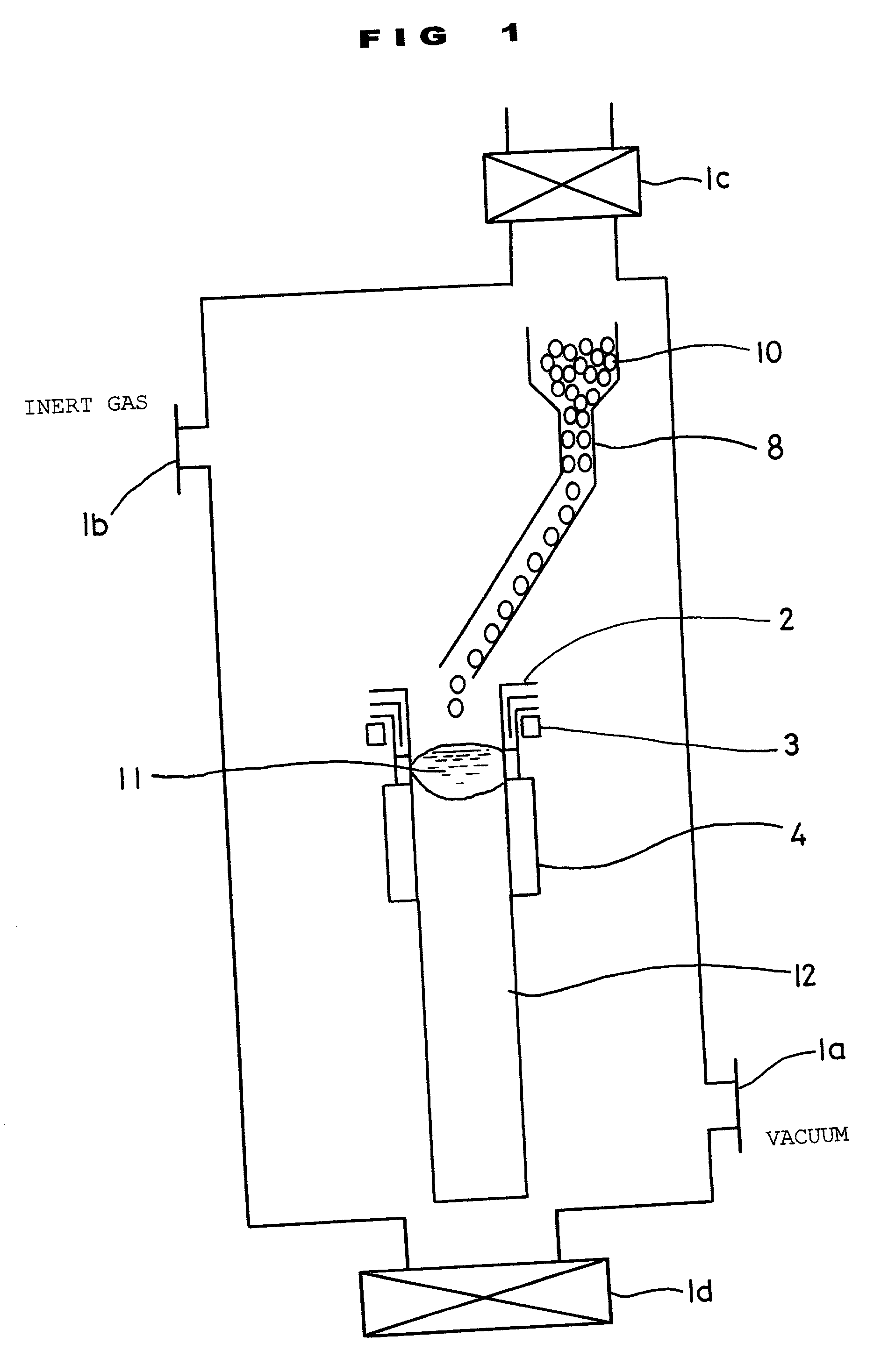 Electromagnetic induction casting apparatus