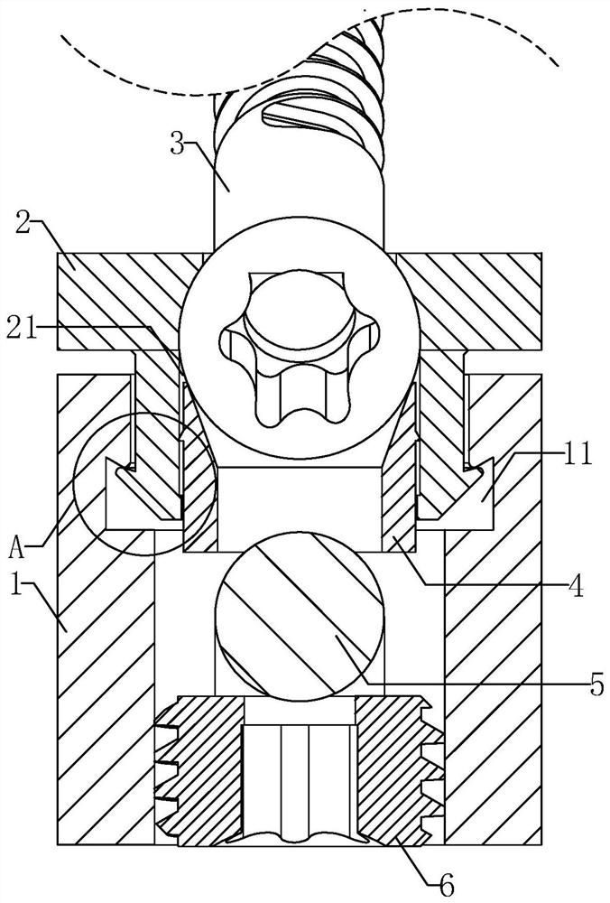 Rotatable large-angle cervical posterior cardan screw