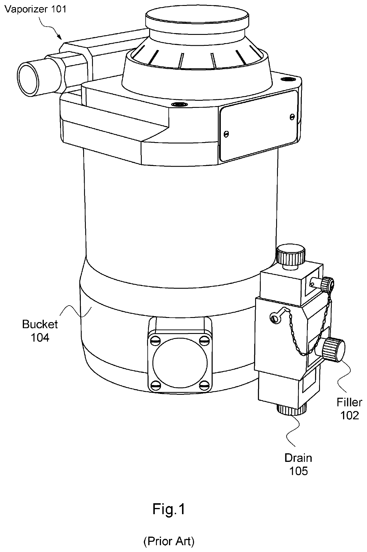 Anaesthetic vaporizer filler