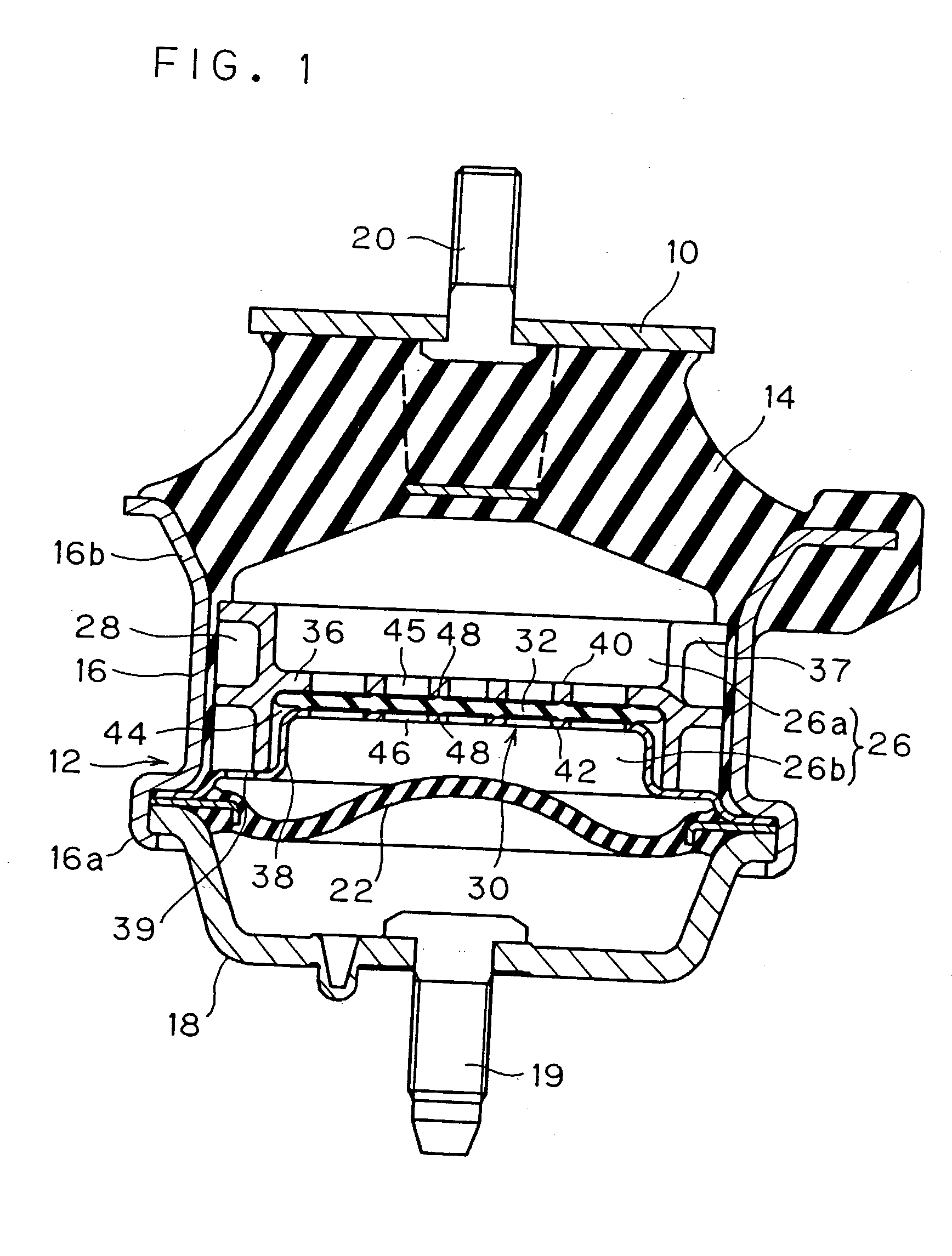 Fluid-sealed anti-vibration device