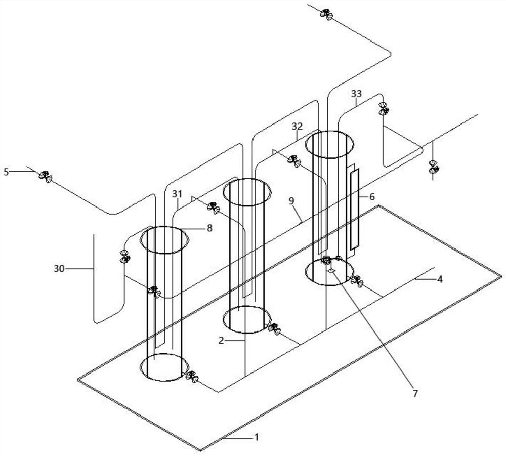 Recycling device for heating hydrophobic water