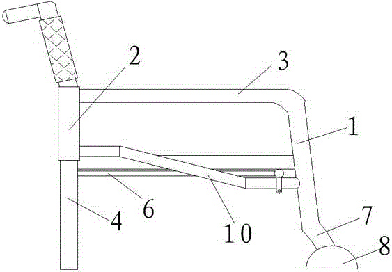 Rise-facilitating potty chair