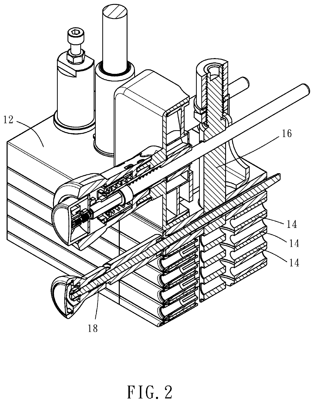 Weight plate gap adjustment module for weight training equipment