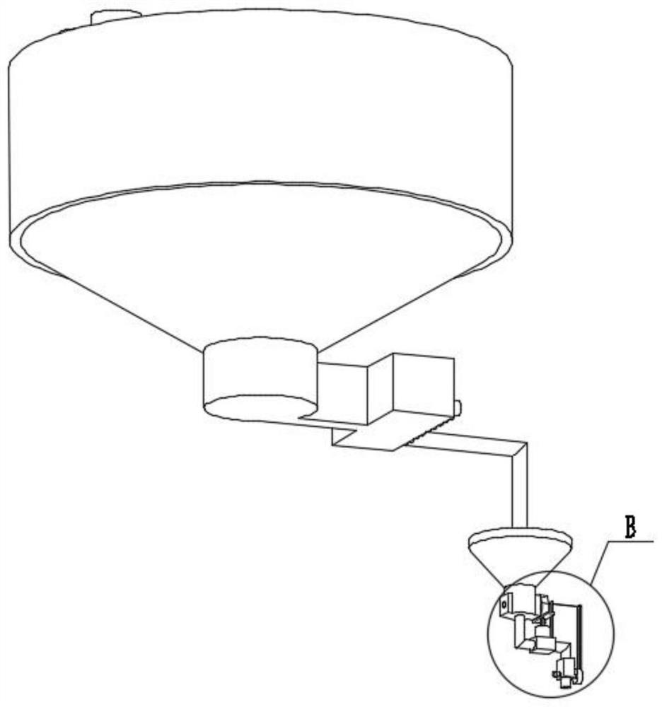 Negative pressure disinfection mixing treatment device for shelter hospital