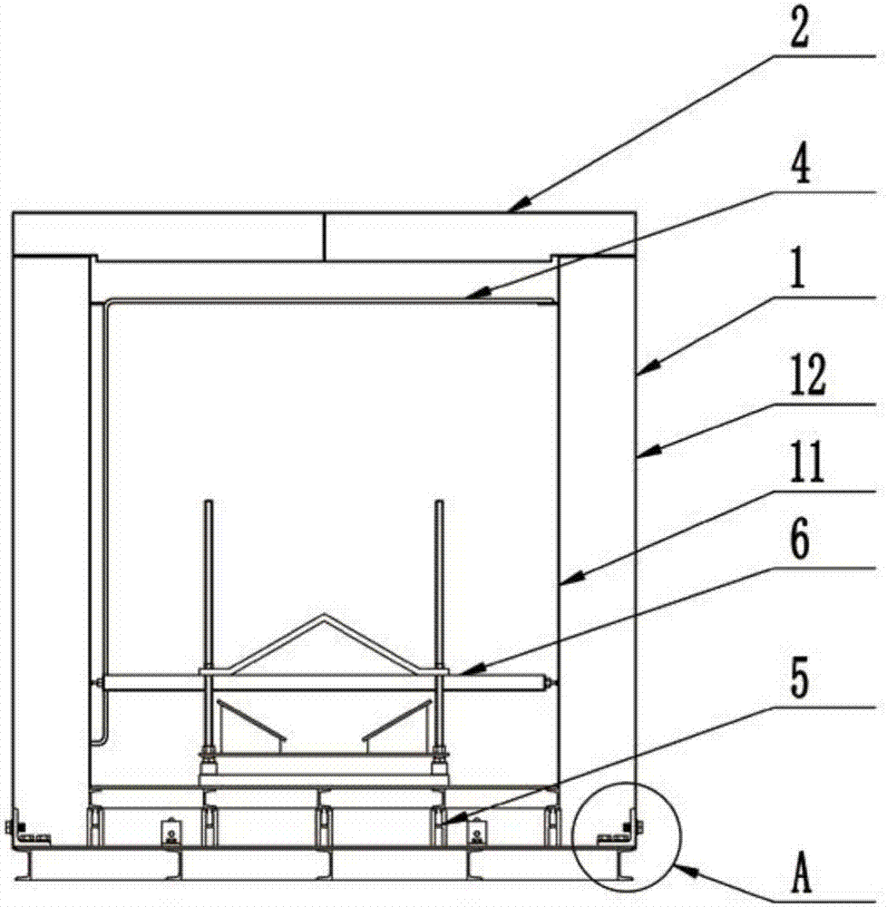 Low-temperature testing tank