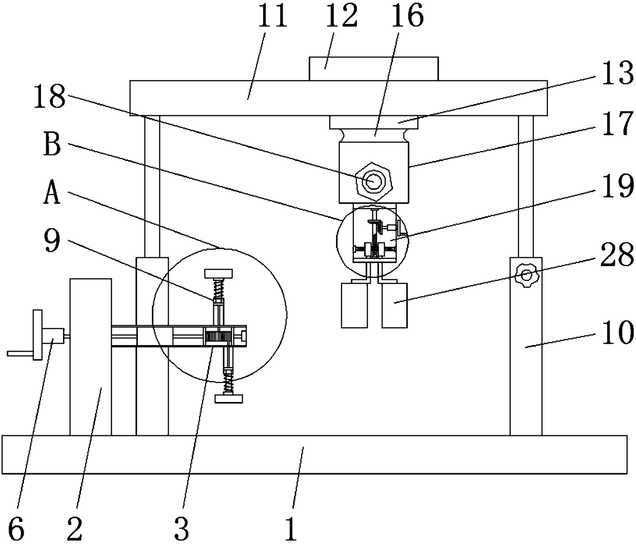 Clamp for welding of processing joints of spiral air pipes