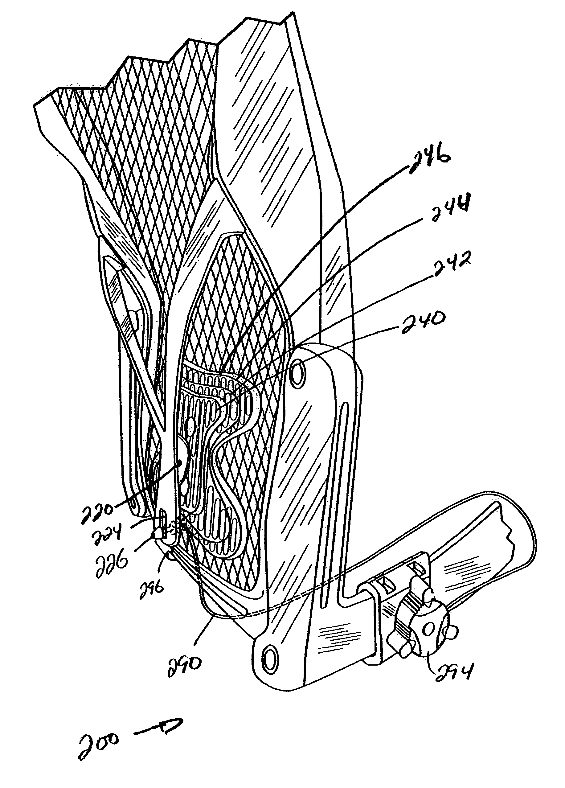 Sacral support member for seating