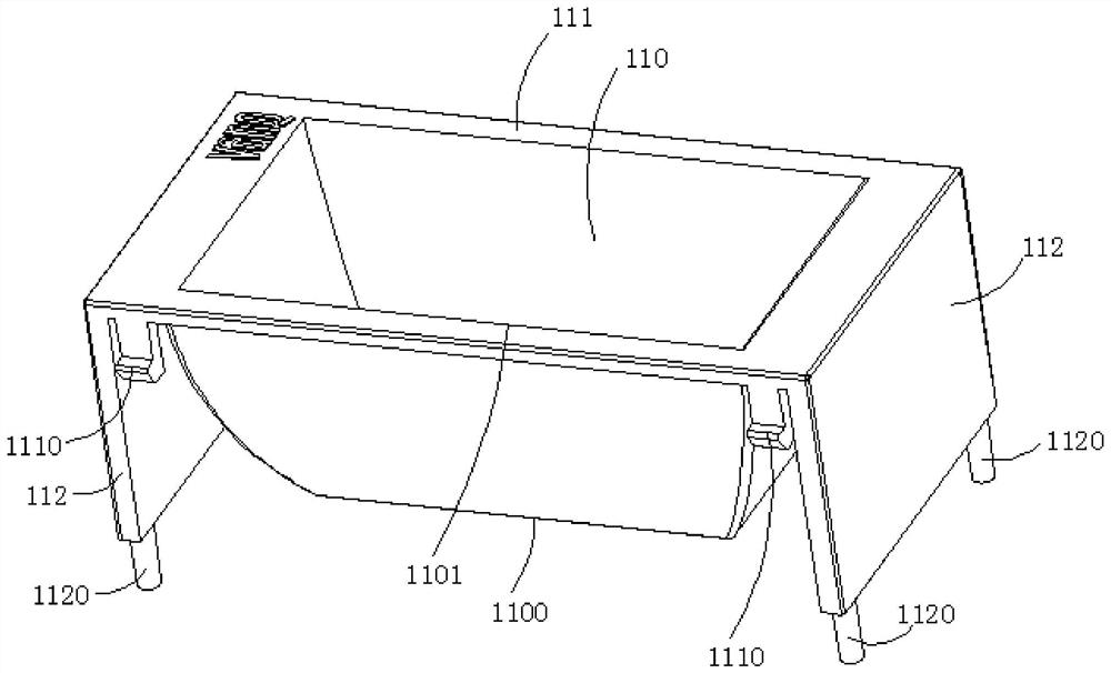 Design method of rectangular uniform light-emitting waterproof lamp tube and lamp