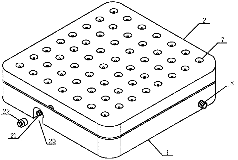 Intelligent centralized dust-removal foot pad