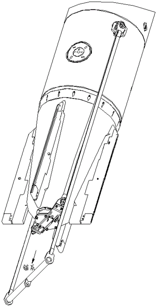 Underwater low-disturbance separation device