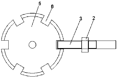 Metering type material feeding device